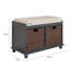 Banc de rangement en tissu Arnott