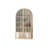 Modern White Iron Glass China Cabinet
