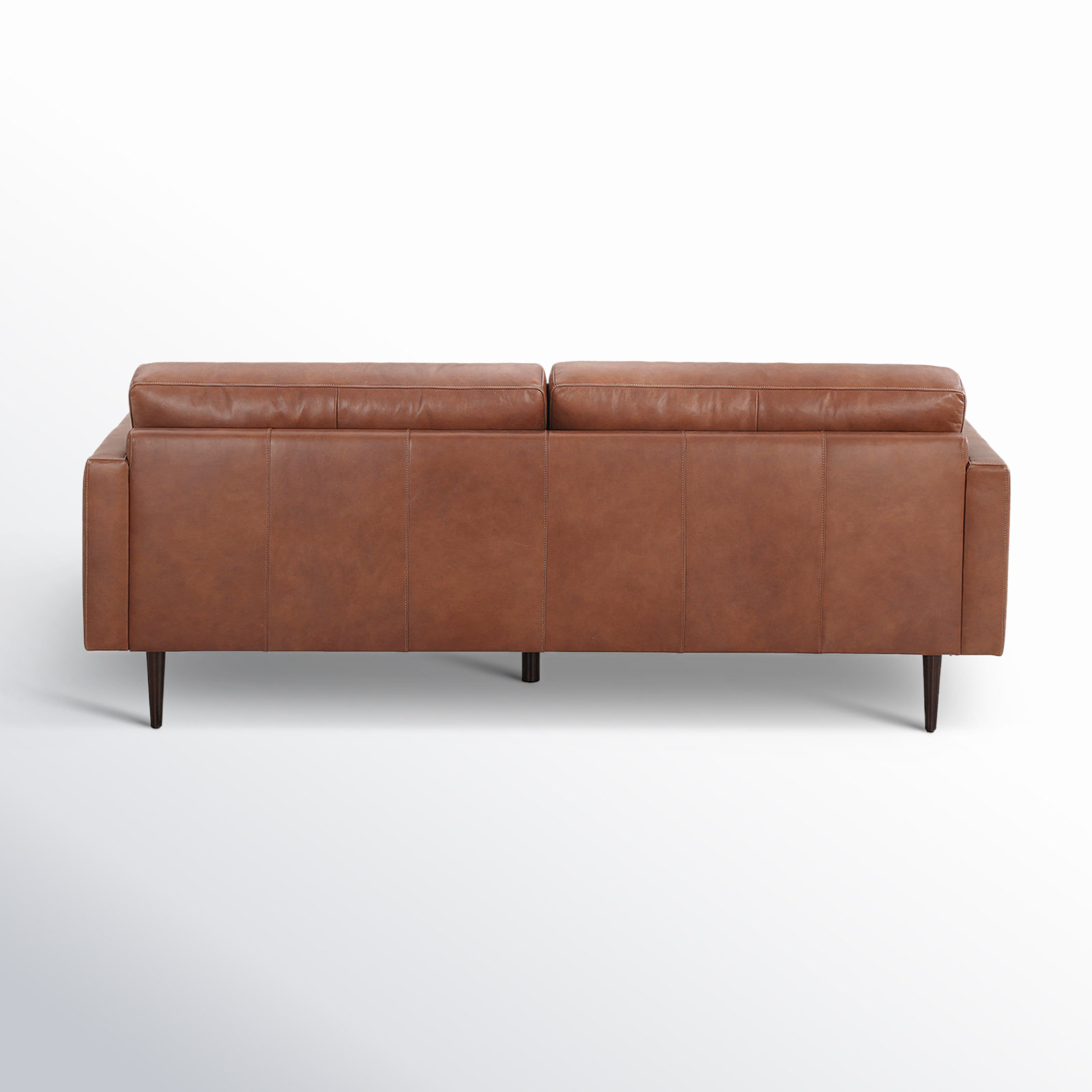 Arlo 88" Genuine Leather Sofa , Vintage Brown Top Grain Genuine Leather