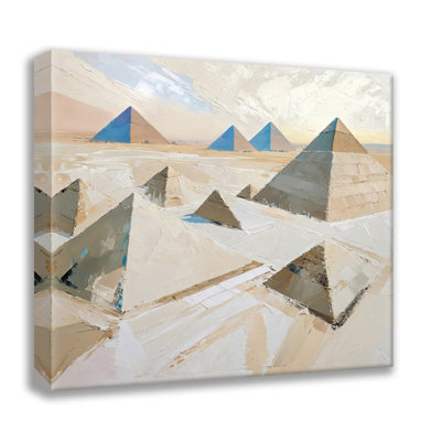 Pyramids  Giclee on Gallery Wrapped Canvas