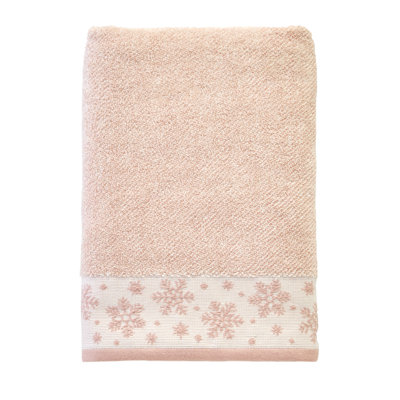 HEATHER SNOWFLAKE JACQ BTH-BLUSH