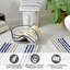 Audubon Striped Chunky Bobble Bath Mat-41425846
