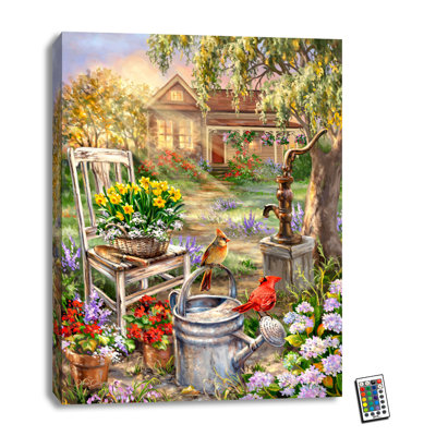 Spring Song 18x24 Fully Illuminated ColorChange LED Print
