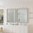 Rectangular Wall  Mirror Metal Framed-2105888351