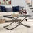 Rio Glass Top Coffee Table