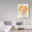 «Vivid Yellow Bouquet», reproduction de peinture à l'aquarelle sur toile tendue-32718809