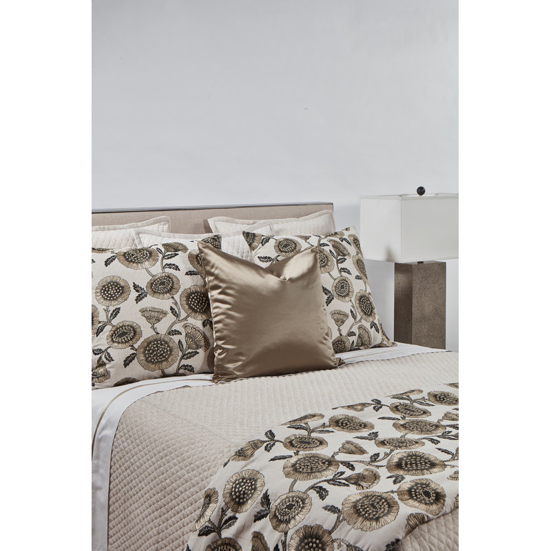 Duchess Pillow Cover & Insert, Taupe