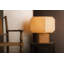Lampe de table en papier fait main 1 lumière Brice 19,5 "par Augusta Hoffman pour Hudson Valley Lighting