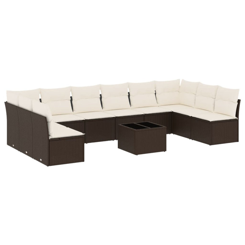 Vidaxl Garden Sofa Set  With Cushions