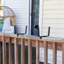 Nekeysha Metal Railing Planter