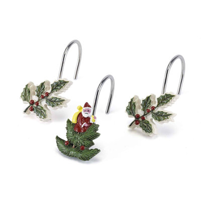 12 Piece Shower Hook Set