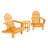 POLYWOOD Classic Adirondack 3-Piece Adirondack Set-2077072847