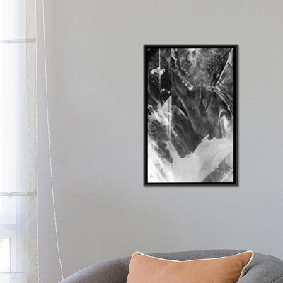 «Black Crystal», impression sur toile tendue