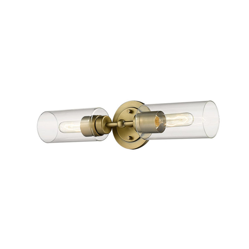 Abud-Aleem 2 - Light Dimmable Vanity Light, Aged Brass