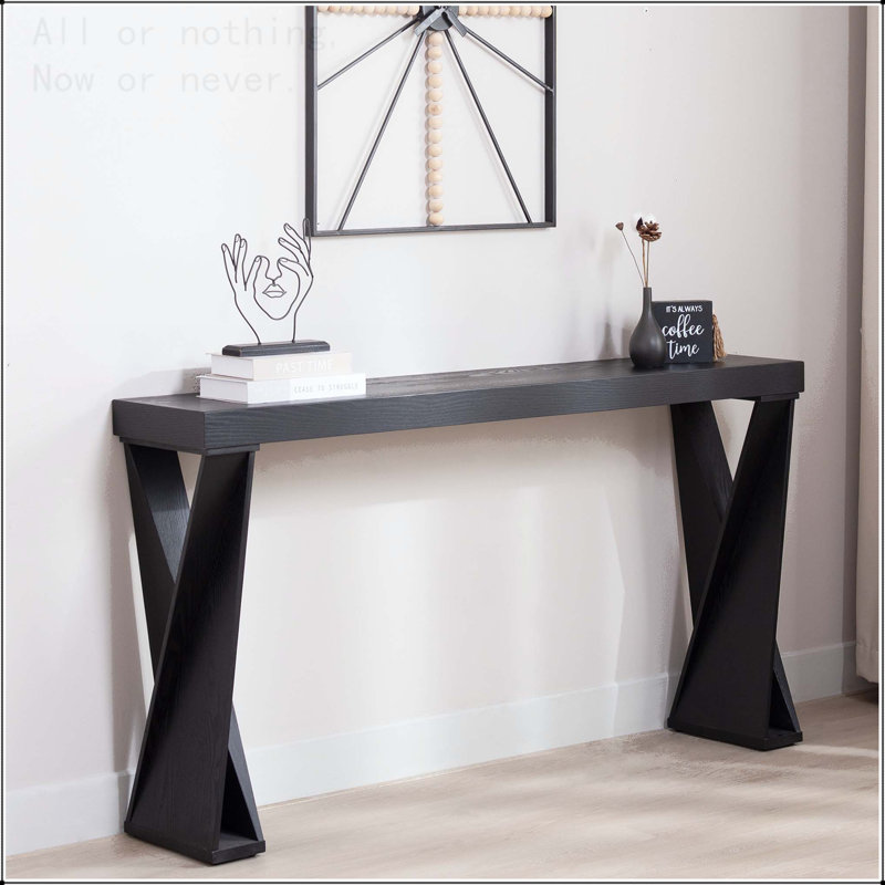 Modern Console Table with Crossed Legs