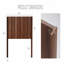 Tête de lit en bois pour grand lit, large tête de lit en bois de 64,4 po de largeur seulement, têtes de lit de style campagne moderne, panneau cannelé mural, têtes de lit à oreilles Boho-2115867808-2115867810