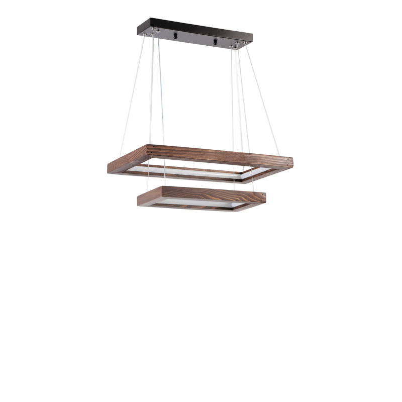 Chandle Chandelier, Walnut