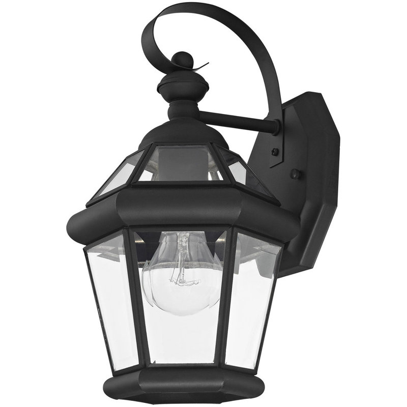Stainless Steel Wall Light, Black