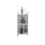 Armoire Minibar à deux portes, tablette ouverte et conception compacte, rangement pour bar moderne, blanc-940067806