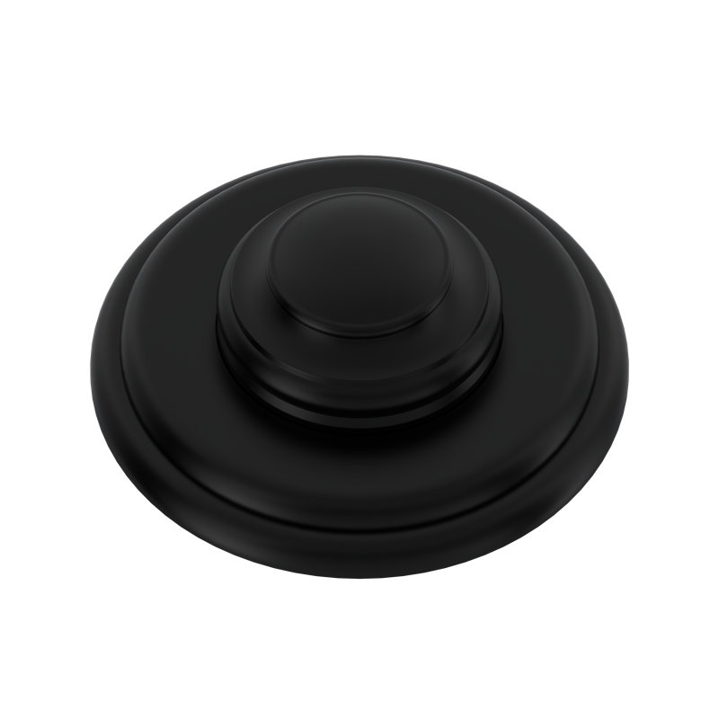 Rohl Waste Disposal Air Switch Button, Matte Black