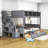 Hader Kids Twin Over Full Bunk Bed with Drawers-733895337
