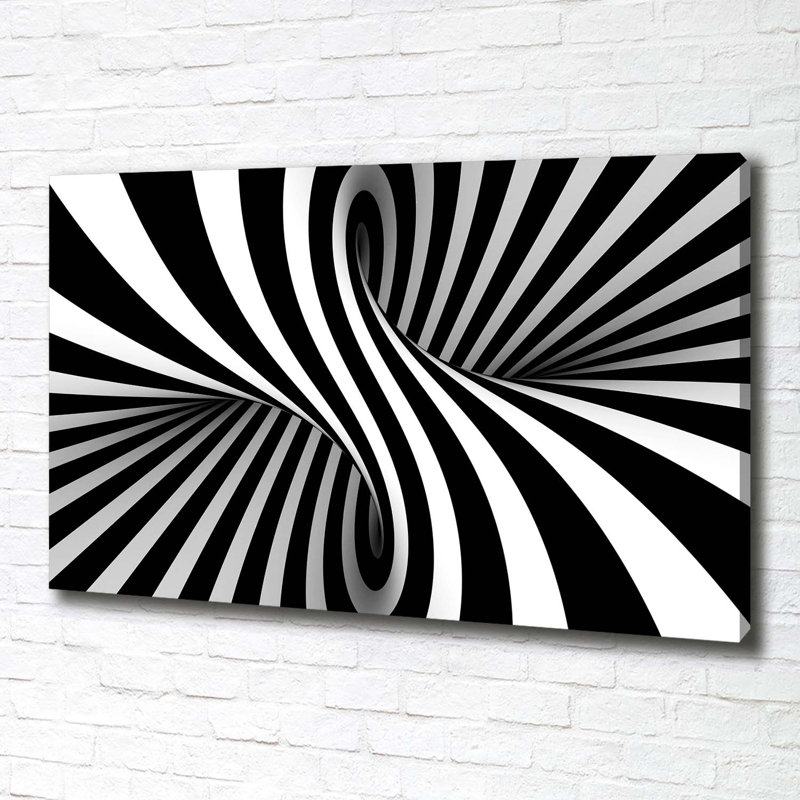 Swirl Abstraction - Wrapped Canvas Print