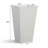 28.4-Inch Tall PE Fluted Tapered Planter Pot-49885201