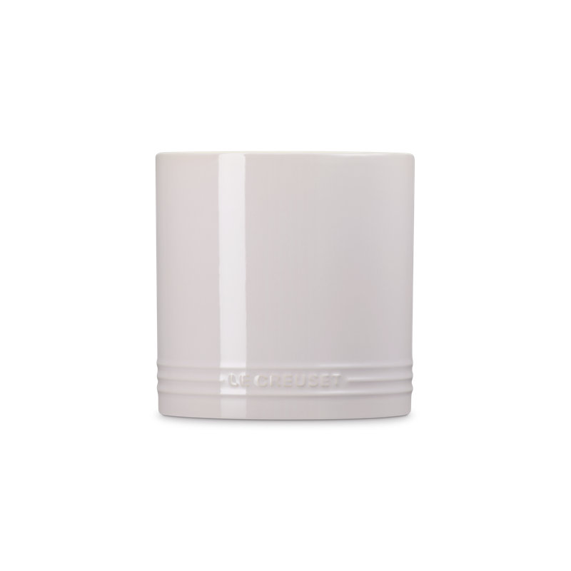 Le Creuset Stoneware Signature Utensil Crock, 1 Qt. - White, Pink