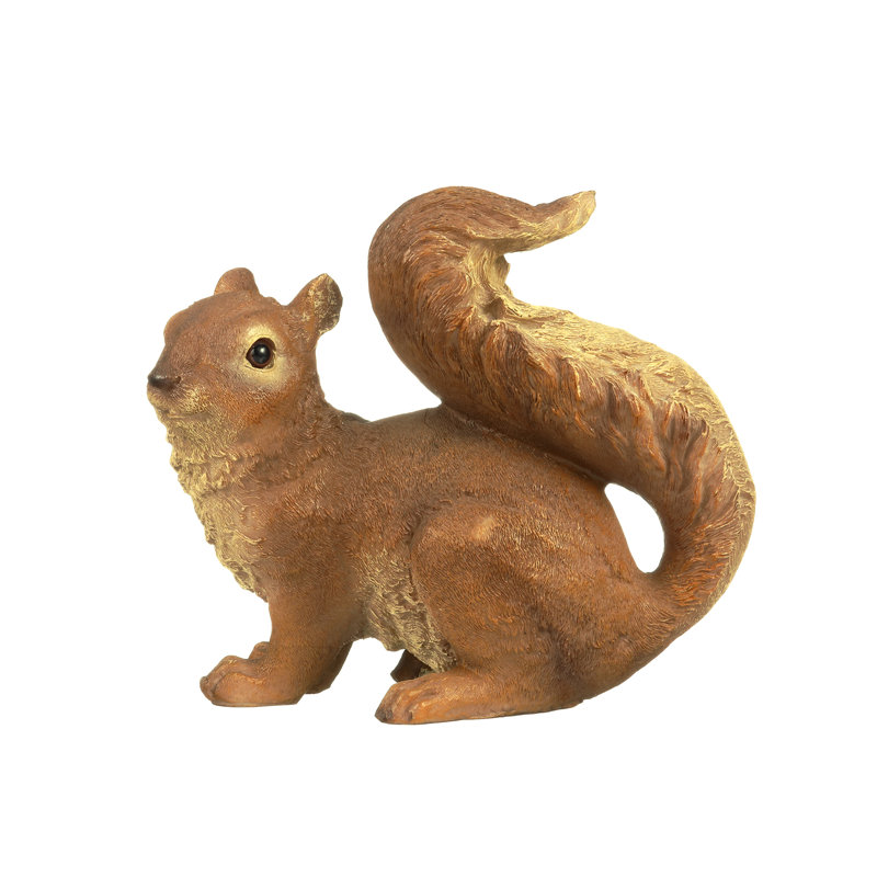 Woodland Squirrel Scamper Statue