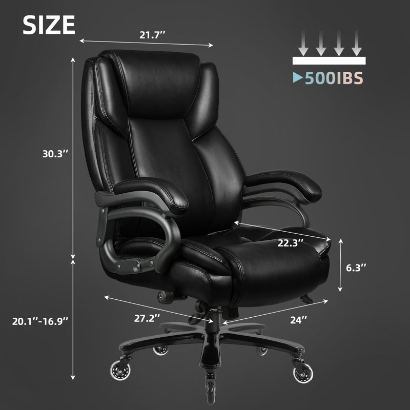 Fauteuil de bureau Carter, Noir