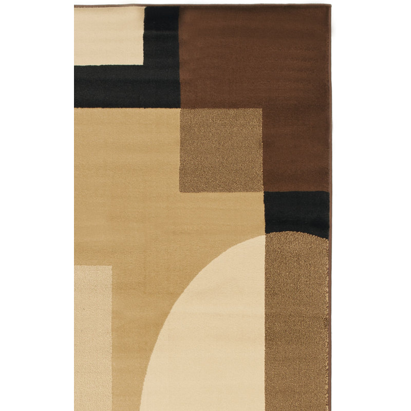 Charis Performance Abstract Rug, Square 5'
