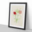 Illustration of Pink Carnation Flowers - Picture Frame Painting Print-55579748-55579751
