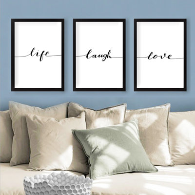 Stunning Decorative Framed Painting Set (3 Pieces), 9.4 x 11.4 inches Each | 100% MDF with 100% Plastic Frame, Thickness: 0.8 inches | Perfect Wall Art for Living Room, Bedroom, or Office Decor, Eye-Catching Design