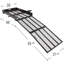 Silver Spring Folding Steel Scooter and Wheelchair Carrier with Ramp