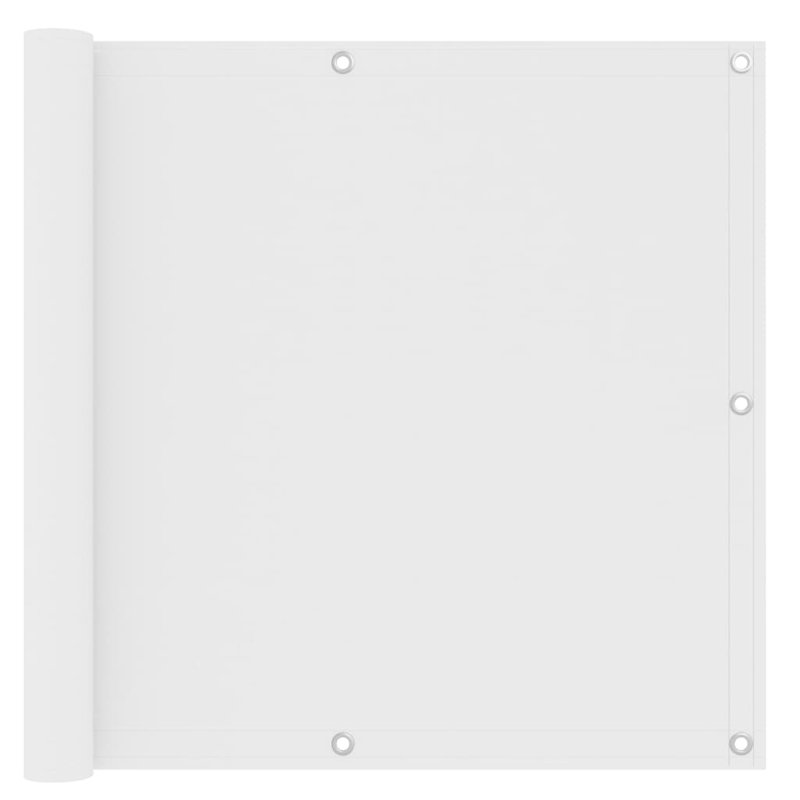 Tissu Oxford Vidaxl, L 196,9 po x P 35,4 po, Blanc