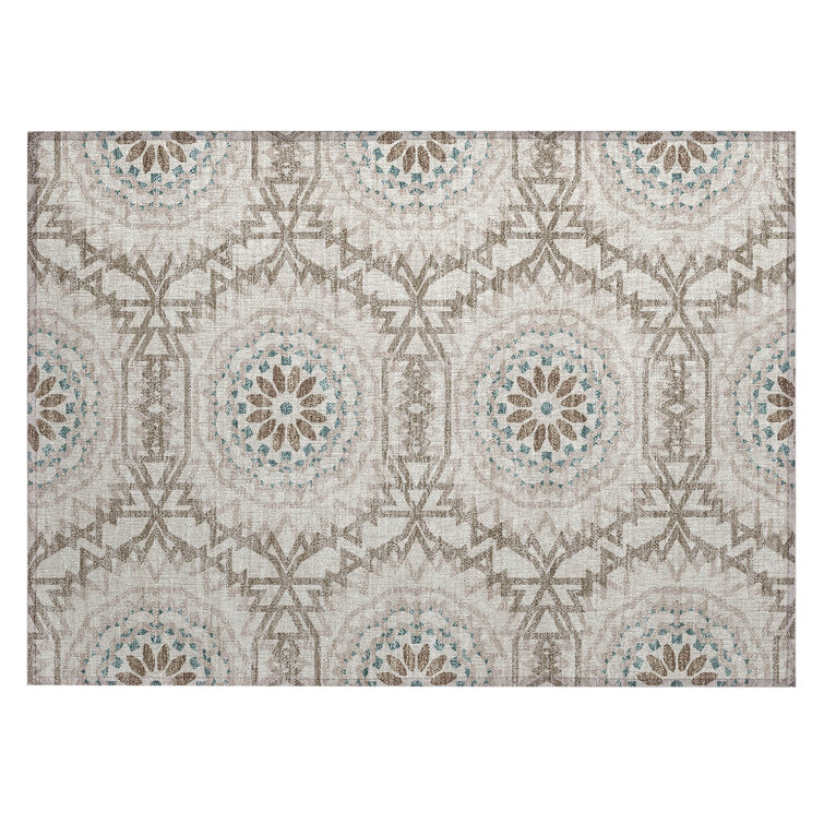 Kawon Geometric Indoor / Outdoor Rug