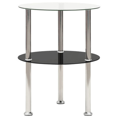 Marable Glass Top End Table