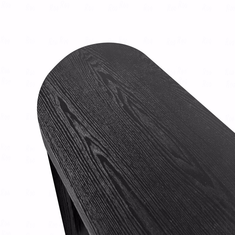 Console d'entrée avec pieds incurvés - Support pour installation vers l'intérieur et l'extérieur