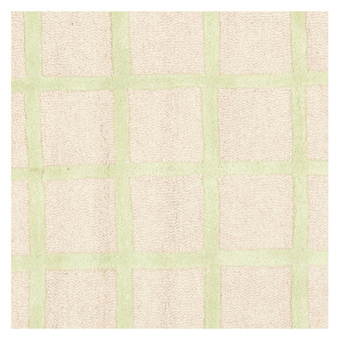 Tapis taupe / bleu touffeté à la main Claro, Rectangle 5 pi x 8 pi