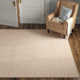 Bayne Hand-Loomed Jute/Wool Beige Area Rug