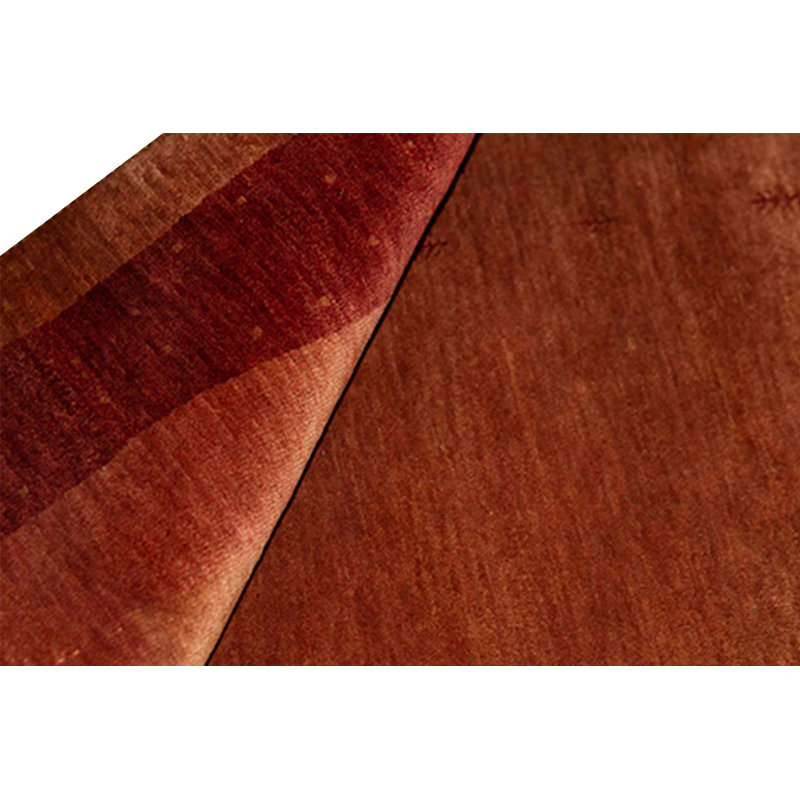 Hand-Knotted High-Quality Rust Area Rug