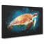 Sea Turtle In The Blue Ocean - Wrapped Canvas-56641887
