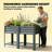 Patio Planter Box,Outdoor Elevated Planter Box,Raised Garden Bed-1581850221