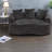 Compact Chenille Sofas, Modern Curved Design For Apartments