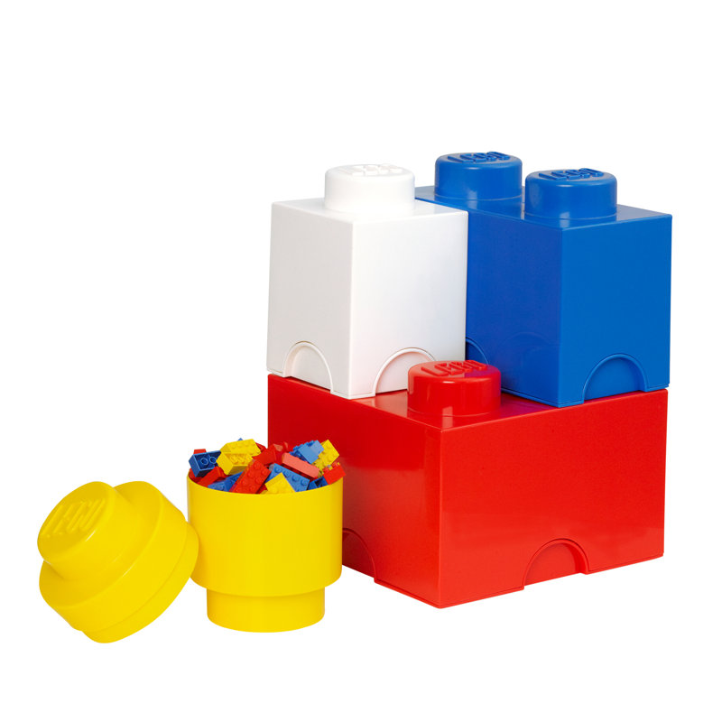 Ensemble de 4 briques de rangement LEGO