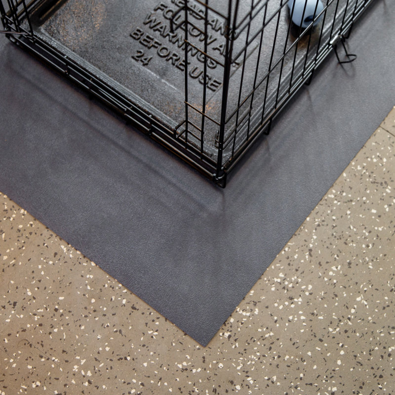 Levant Anti-Skid Placemat, Slate Gray, 34" W x 48" D