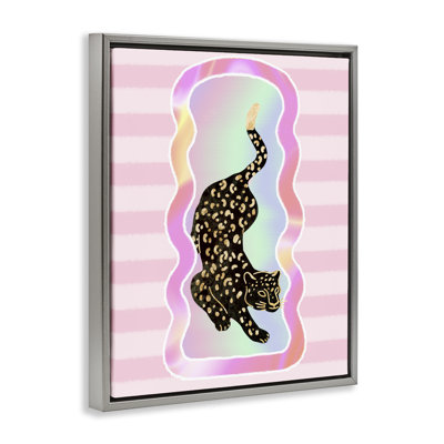 «Leopard & Pink Stripes» par Ziwei Li
