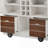54" Farmhouse Kitchen Island with Drop Leaf-330286883