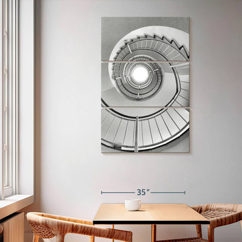 Escalier en colimaçon Lilie, H 65 po x l 42 po