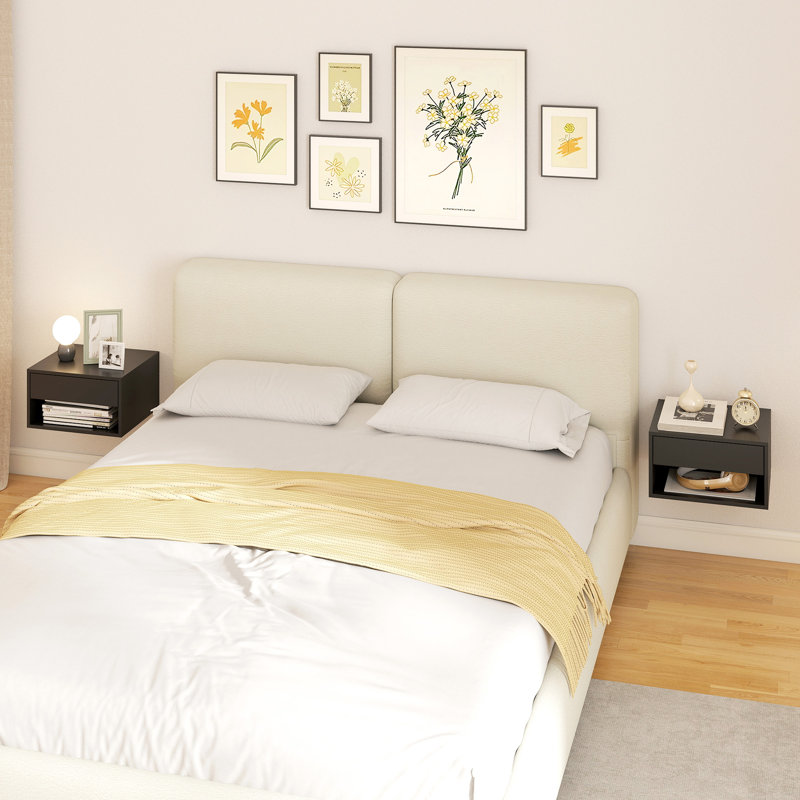 37cm W Particle Board Bedside Table